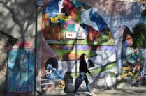 Muita arte nas ruas de Valparaiso, no Chile